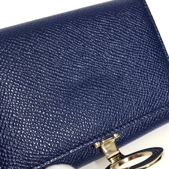 BVLGARI Bvlgari logo clip Business Card Holder Pass Case Folded Card Case - Picture 8 of 12